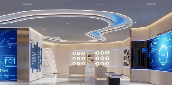 320㎡科技公司展厅设计案例赏析