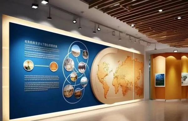 展厅设计打造独一无二的文化墙