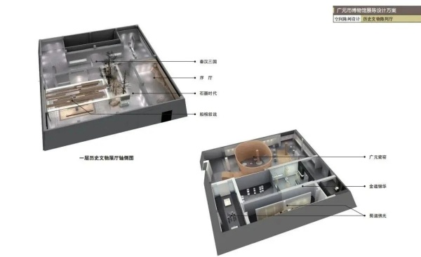 广元市博物馆历史文化展厅设计 