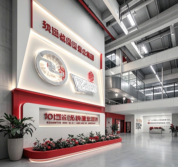食品企业展厅设计