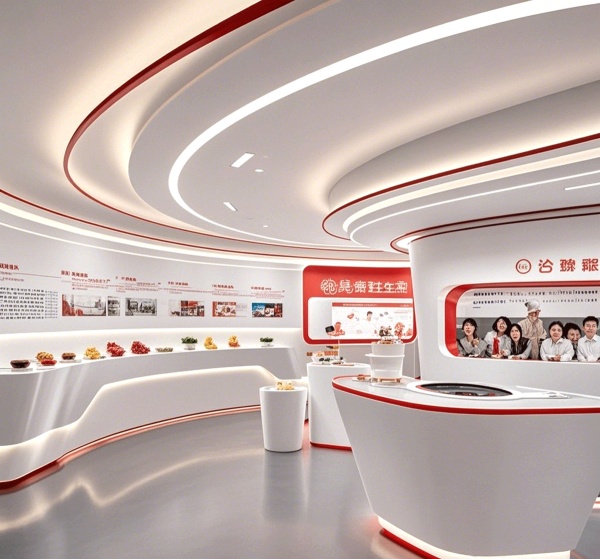 食品企业展厅设计