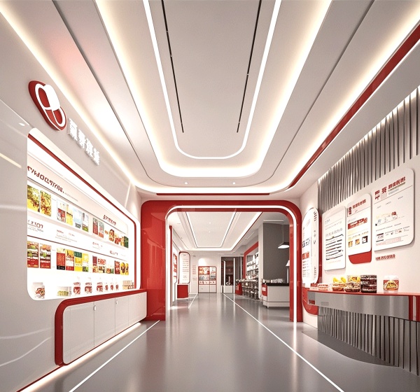 食品企业展厅设计
